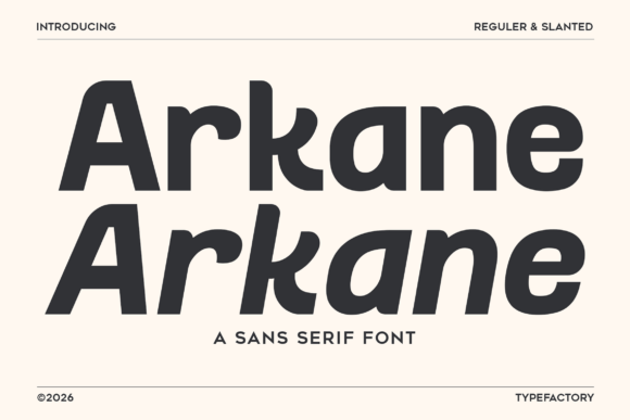 Arkane: The Modern Sans Serif Duo Shaping Brand Identities