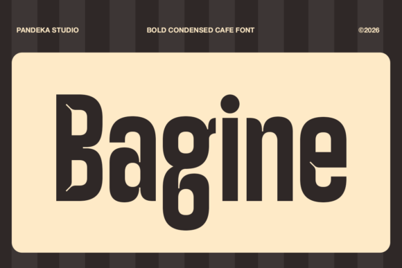 Bagine: The Bold Condensed Font for Warm Branding
