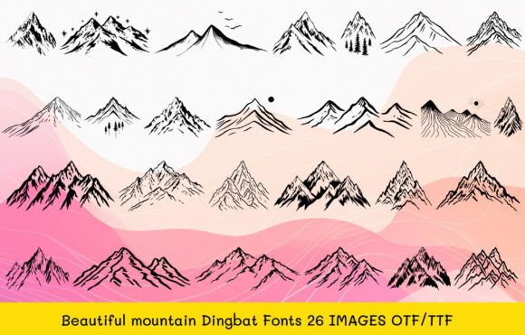 Beautiful Mountain: A Typeface for the Wild at Heart