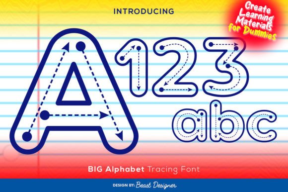 Big Alphabet Tracing: The Playful Font That Teaches