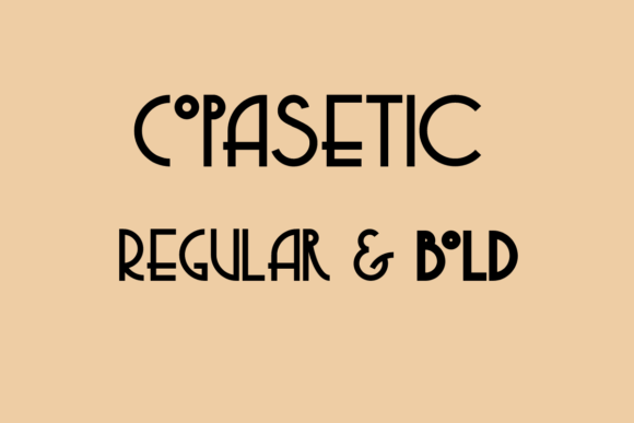 Copasetic: A Retro-Modern Typeface for Timeless Appeal