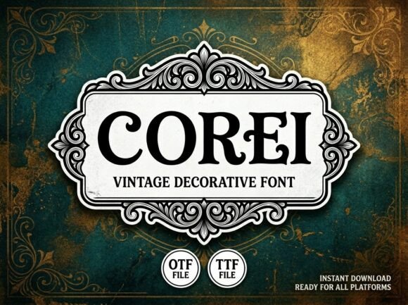 Corei: Your Go-To Typeface for Headlines That Command Attention