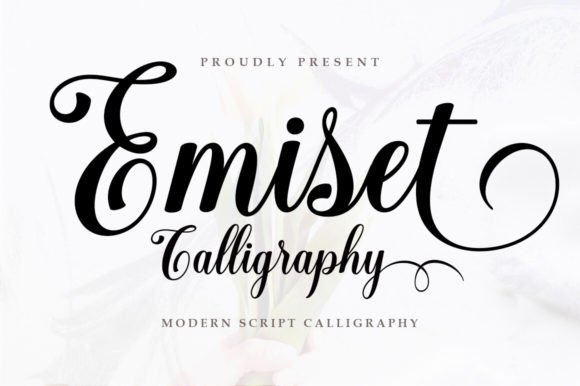Emiset Calligraphy: The Handwritten Font for Elegant Branding