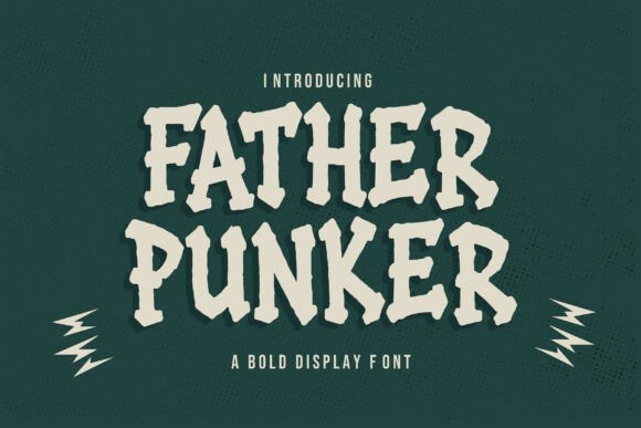 Father Punker: Capturing Raw Energy in Typography