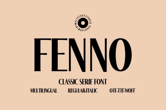 Fenno: The Serif Font Balancing Classic Charm and Modern Edge
