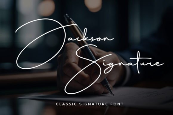 Jackson Signature: A Monoline Font for Modern Branding