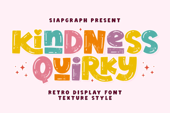 Kindness Quirky Texture: Adding Playful Retro Charm