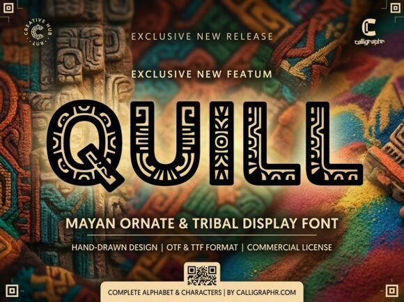 Quill: A Typeface Forged in Ancient Stone