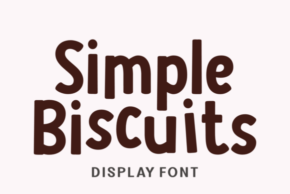Simple Biscuits: A Playful Font for Creative Projects