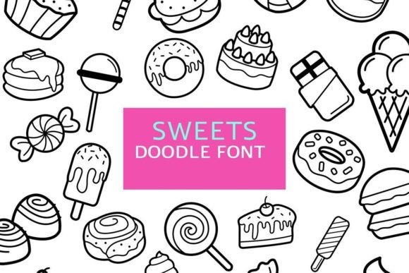 Sweets Doodle: A Playful Typeface for Creative Projects