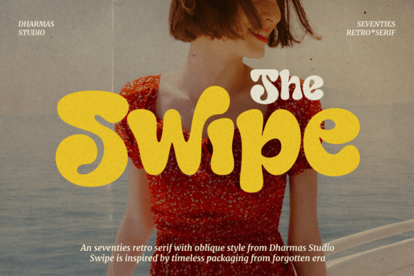 Swipe: The Retro Bold Font with Seventies Charm
