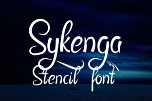 Sykenga: The Stencil Font That Brings Your Boldest Ideas to Life