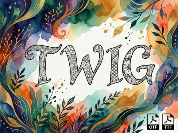 Twig: Where Mindful Art Meets Modern Typography